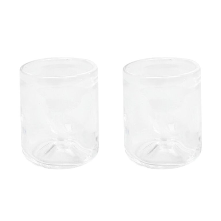 0405 Glas Sæt af 2 Lille 100ml Klar