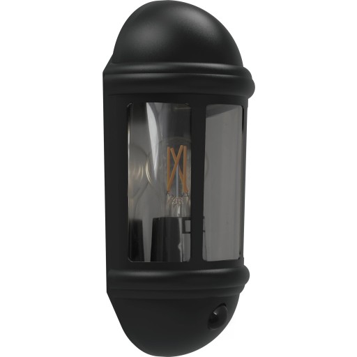 4lite Lantern Half udendørs væglampe med sensor