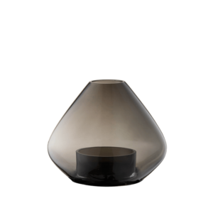 AYTM UNO Lanterne/Vase Sort H11,5 cm