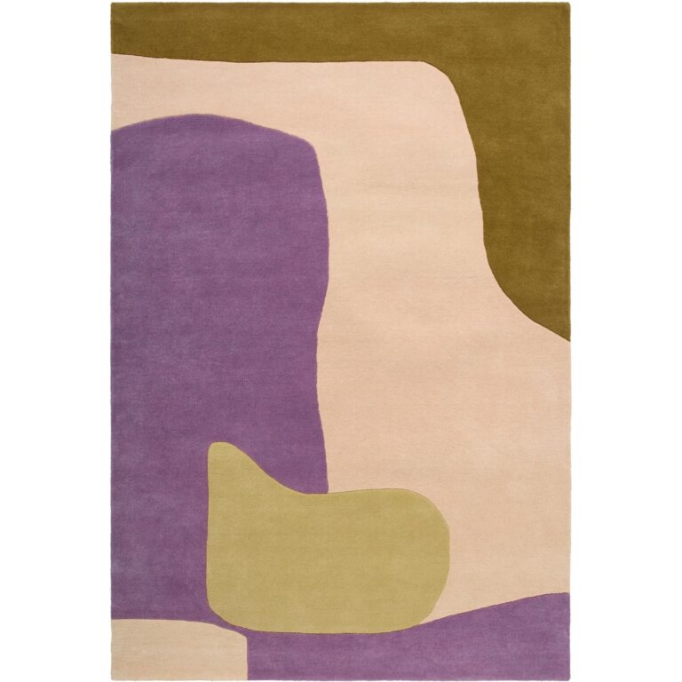 Abstract Gulvtæppe 250x350 cm Natur