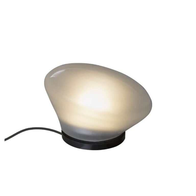 Agua Bordlampe Frostet Hvid