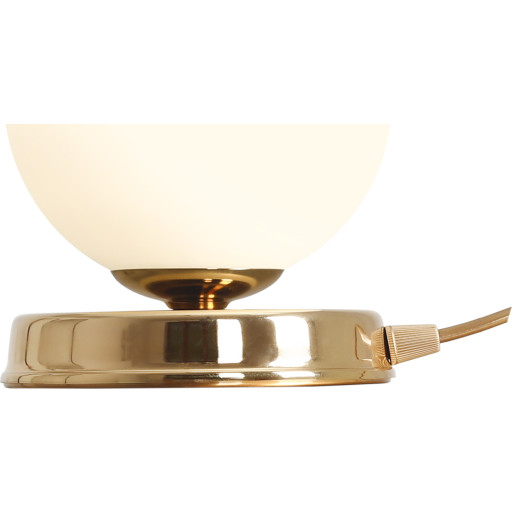 Aldex Ball bordlampe, guld, Ø17 cm