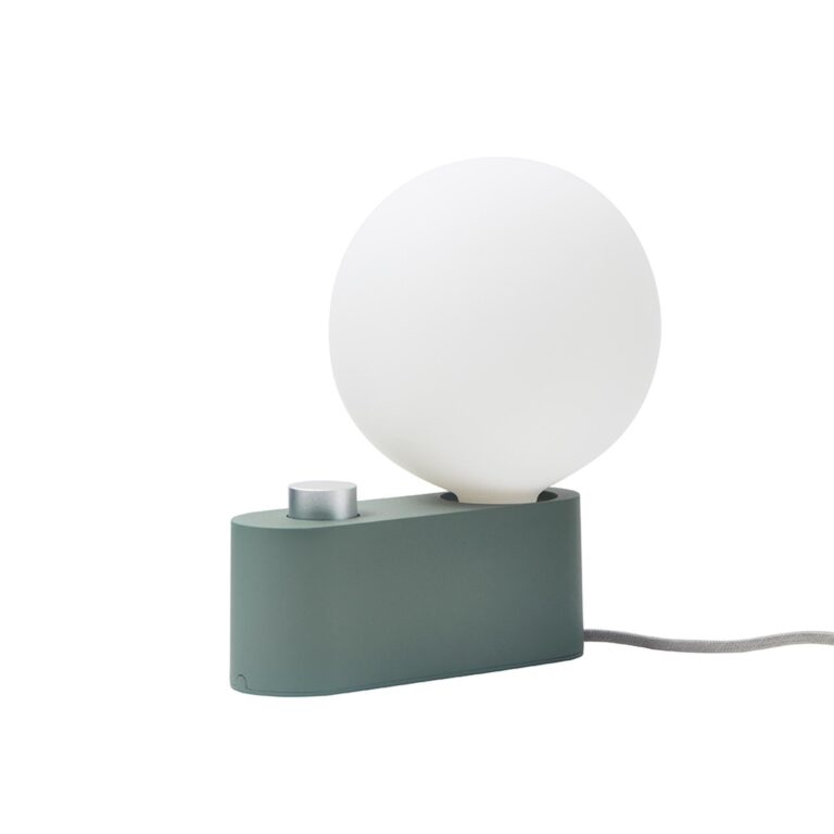 Alumina Bordlampe Grøn med Sphere IV