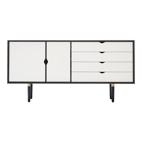 Andersen Furniture S6 Skab Sort/Hvid