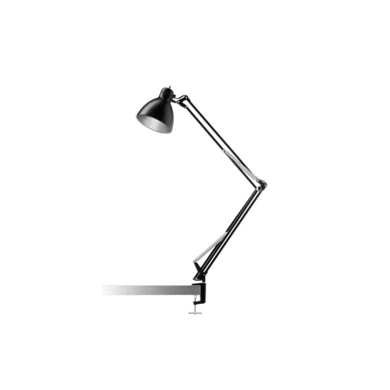 Archi T1 Junior Bordlampe med klemme Mat Sort - Så længe lager haves - Nordic Living