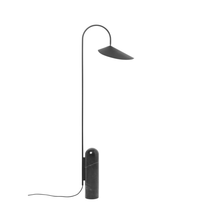 Arum Gulvlampe Sort