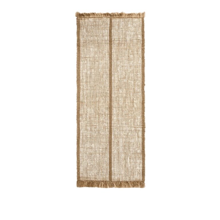 Athens Stripes Gulvtæppe 80x200 Natural/Off White
