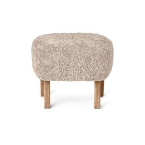Audo Ingeborg Ottoman Natural Eg/Sheepskin Moonlight