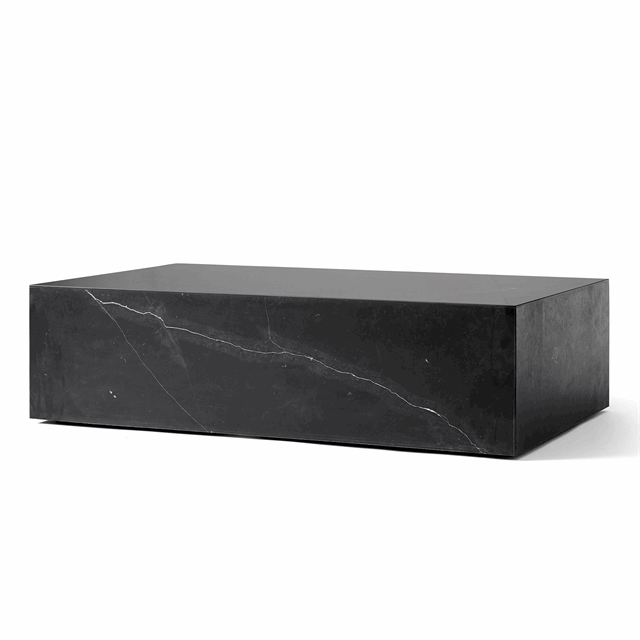 Audo Plinth Sofabord Lav Marquina Marmor