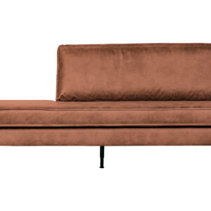 BEPUREHOME Rodeo daybed, højre - cognac stof