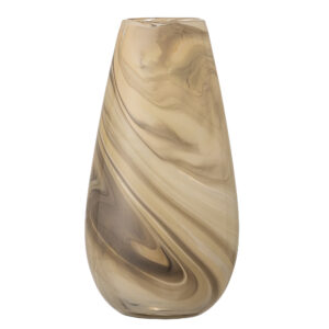 BLOOMINGVILLE Algar Vase, Brun, Glas (D14,5xH28 cm)