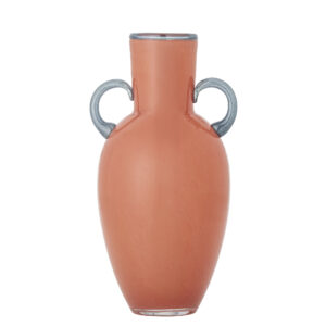 BLOOMINGVILLE Anniversary Vase, Orange, Glas (D14,5xH30 cm)