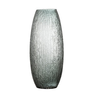 BLOOMINGVILLE Brock Vase, Grå, Glas (D22xH50 cm)