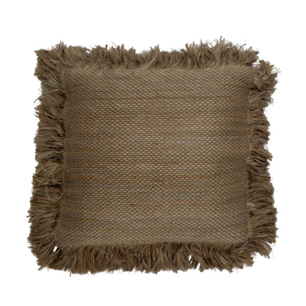 BLOOMINGVILLE Enola Pude, Grøn, Jute W: 50cm, L: 50cm