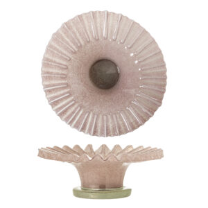 BLOOMINGVILLE Garnet skål - rosa glas