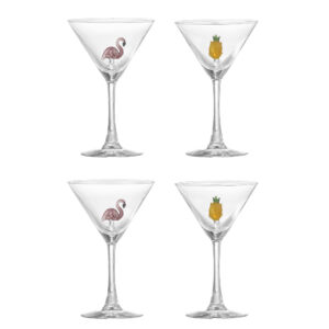 BLOOMINGVILLE Misa cocktailglas - klar glas (sæt af 4)