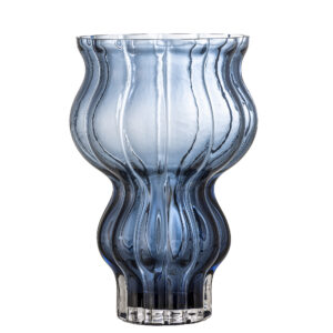 BLOOMINGVILLE Zanna Vase, Blå, Glas
