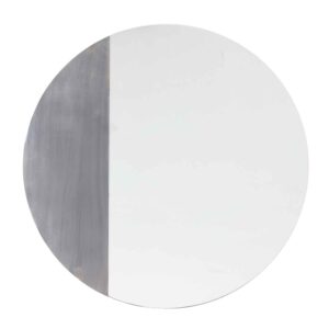 BLOOMINGVILLE vægspejl - klar og sort spejlglas, rund (Ø60)