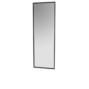 BROSTE COPENHAGEN Talja vægspejl - klar/sort spejlglas/metal, rektangulær (180x60)