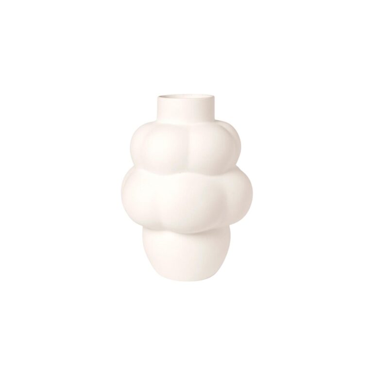 Balloon 04 Vase Raw White