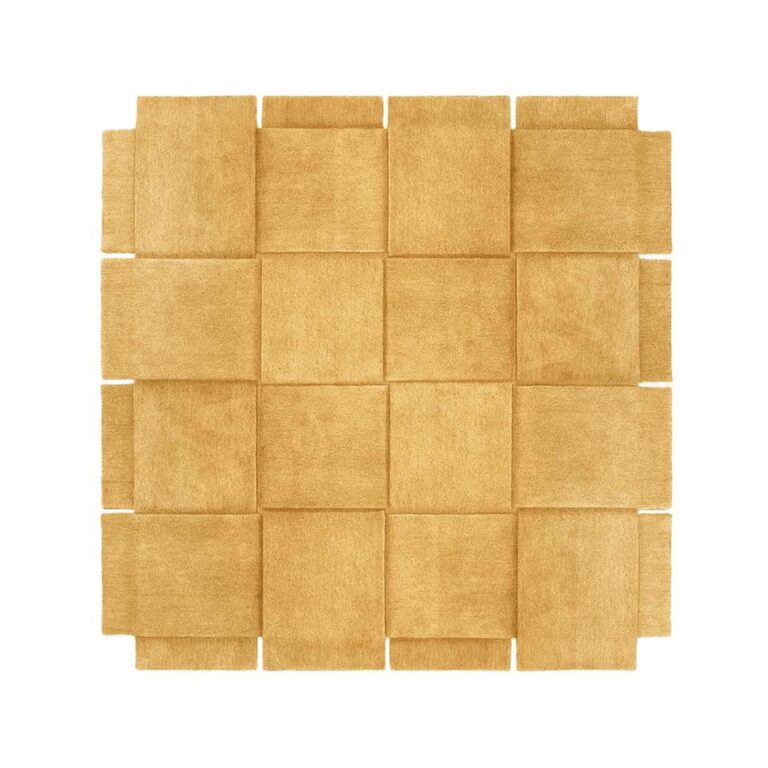 Basket Gulvtæppe 245x245 Yellow Ochre