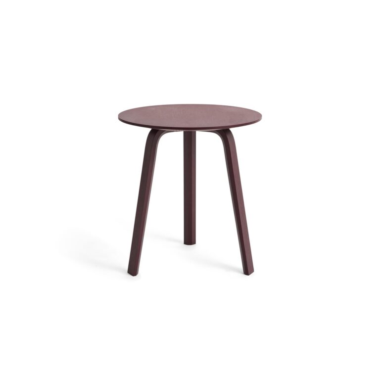 Bella Sofabord Ø45xH49 Mørk Bordeaux