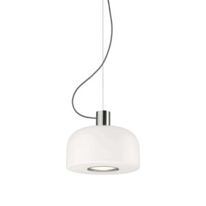 Bellhop Glas S1 pendel, bright aluminium