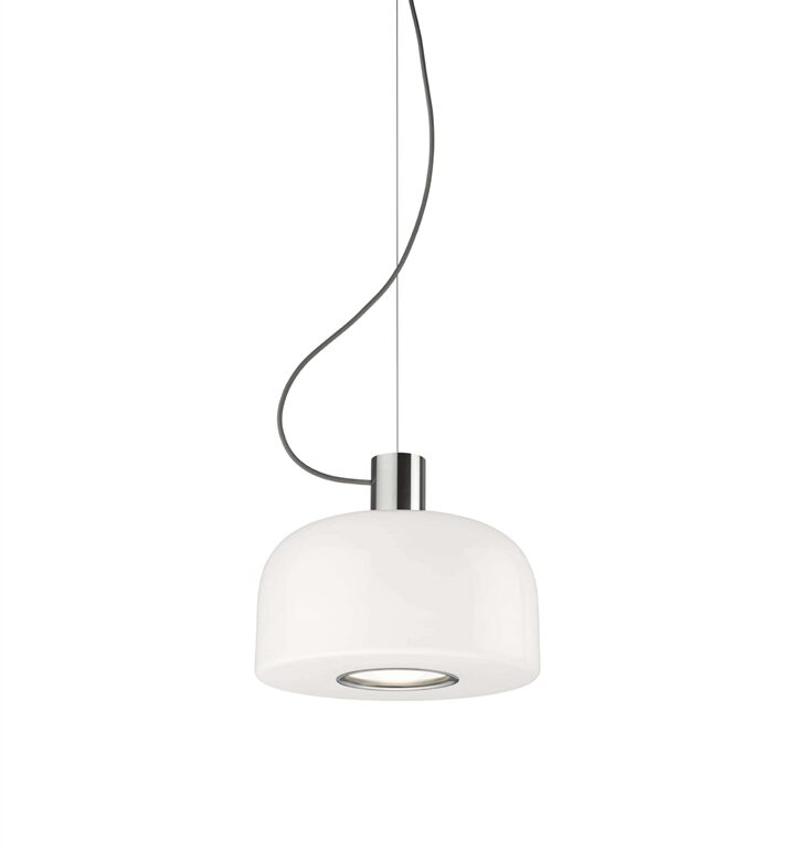 Bellhop Glas S1 pendel, bright aluminium