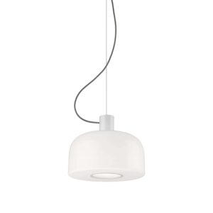 Bellhop Glas S1 pendel, hvid