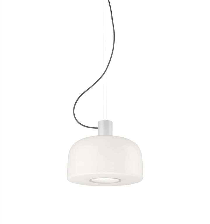 Bellhop Glas S1 pendel, hvid
