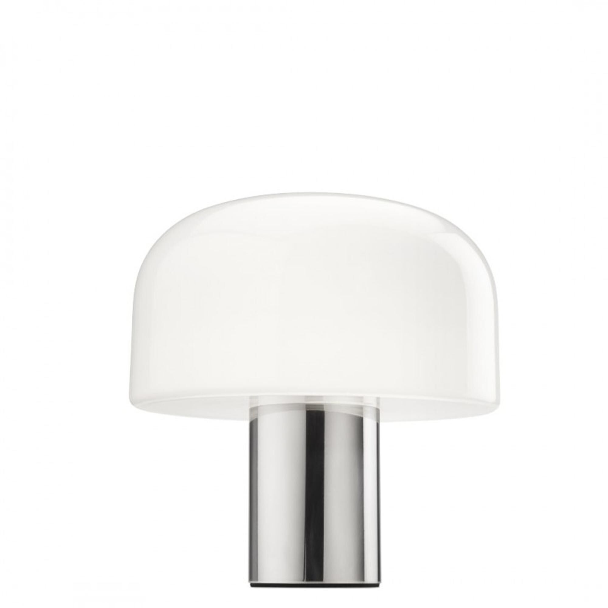 Bellhop T Bordlampe Lys Aluminium/Glas