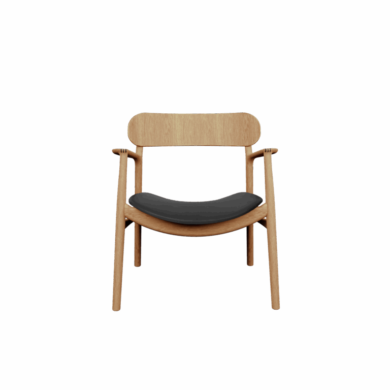 Bent Hansen Asger Lænestol Lysolieret Eg/Zenso 3 207