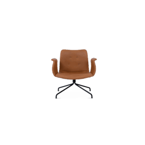 Bent Hansen Primum Lænestol Med Armlæn Sort/Adrian Cognac