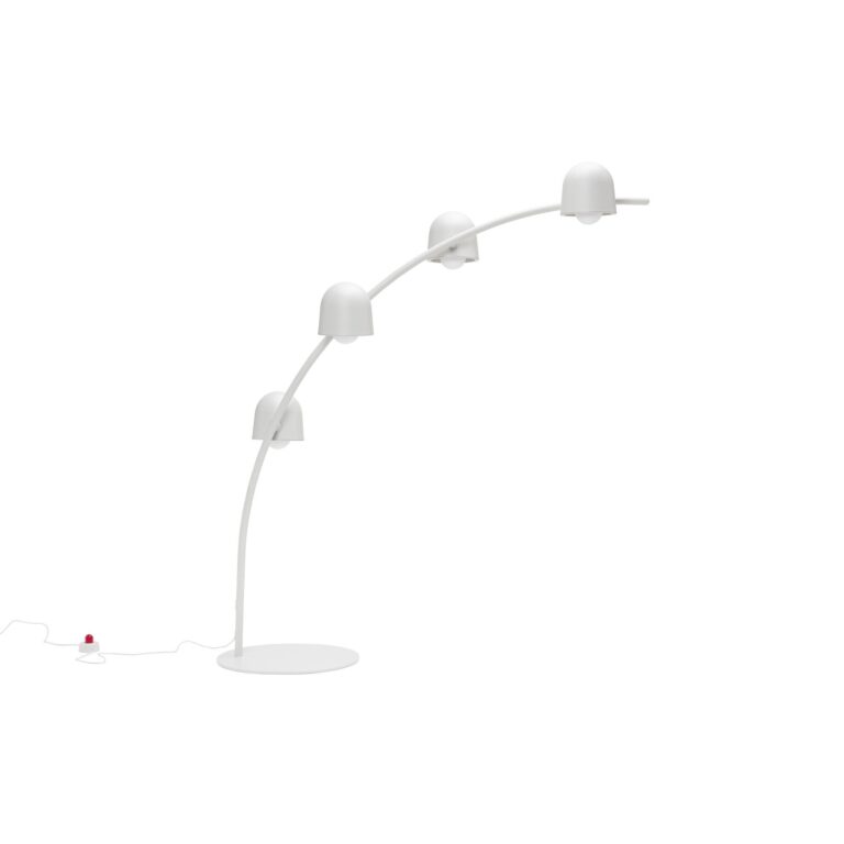 Big Lebow Gulvlampe Lysegrå