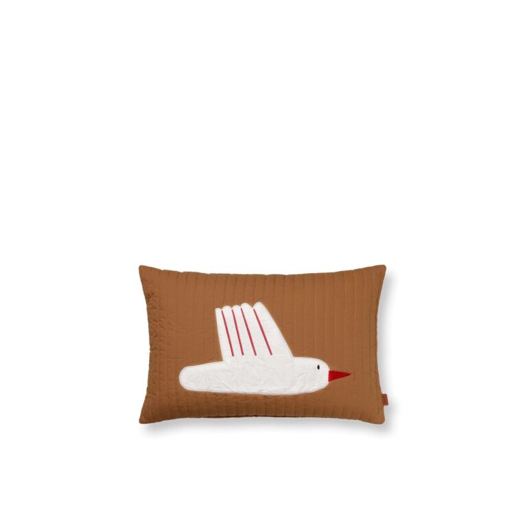 Bird Quilted Pude Rektangulær Sugar Kelp