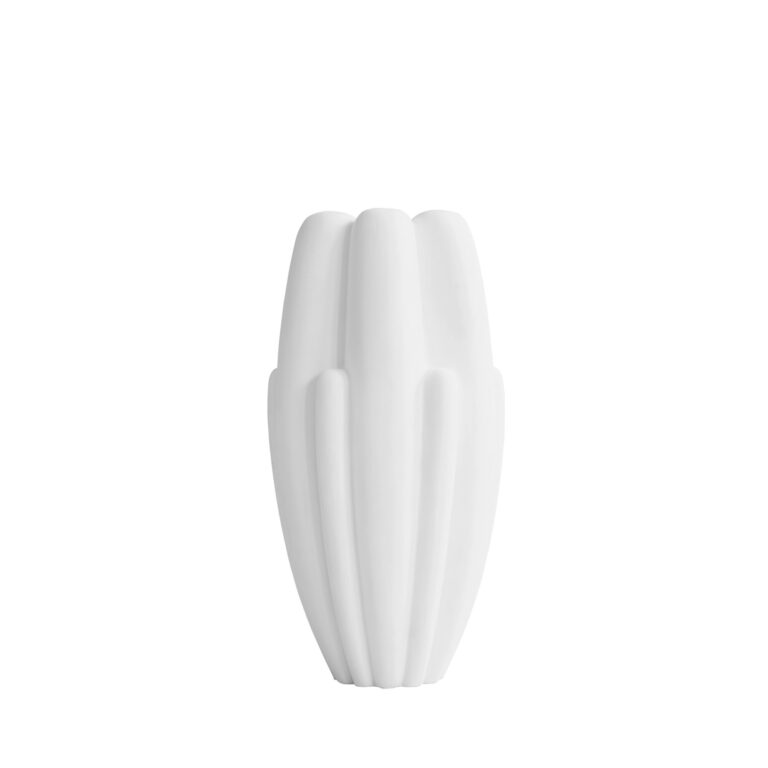 Bloom Slim Vase Stor Bone White