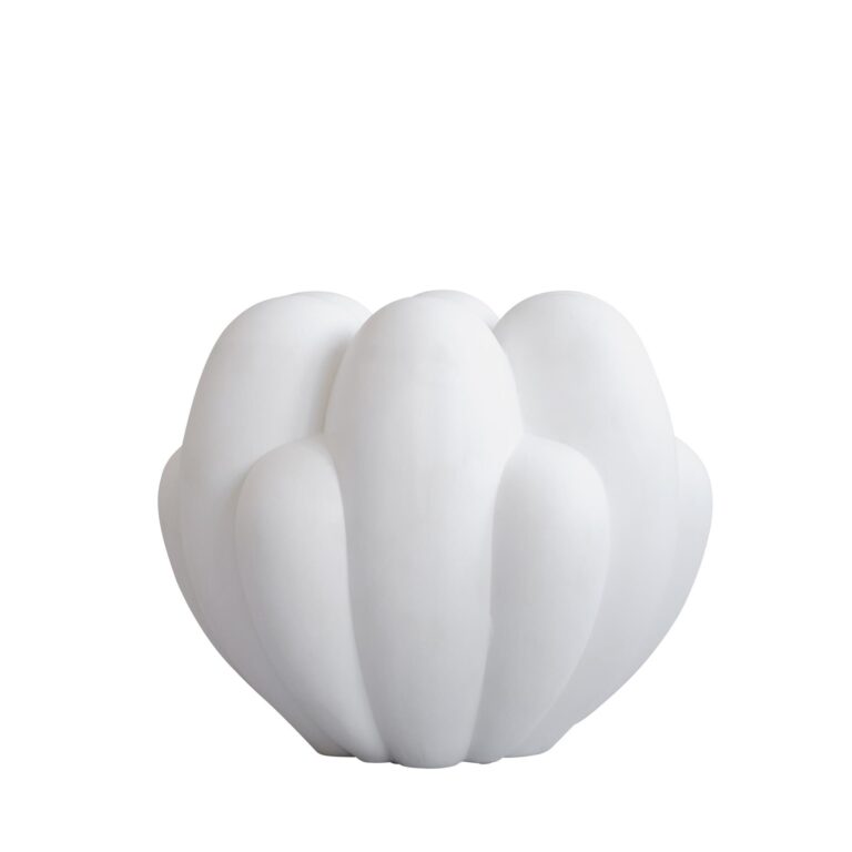 Bloom Vase Stor Bone White
