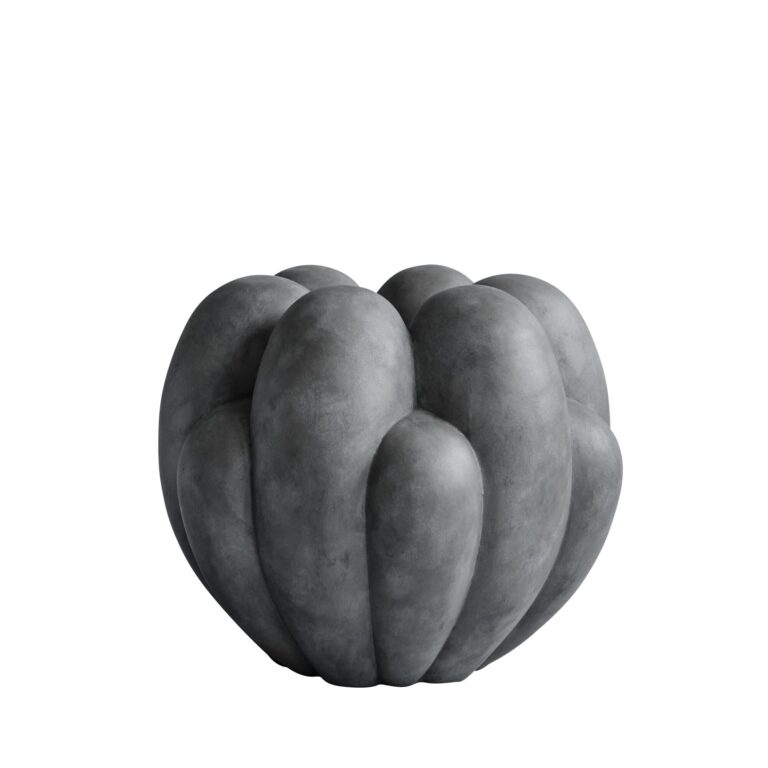 Bloom Vase Stor Mørkgrå