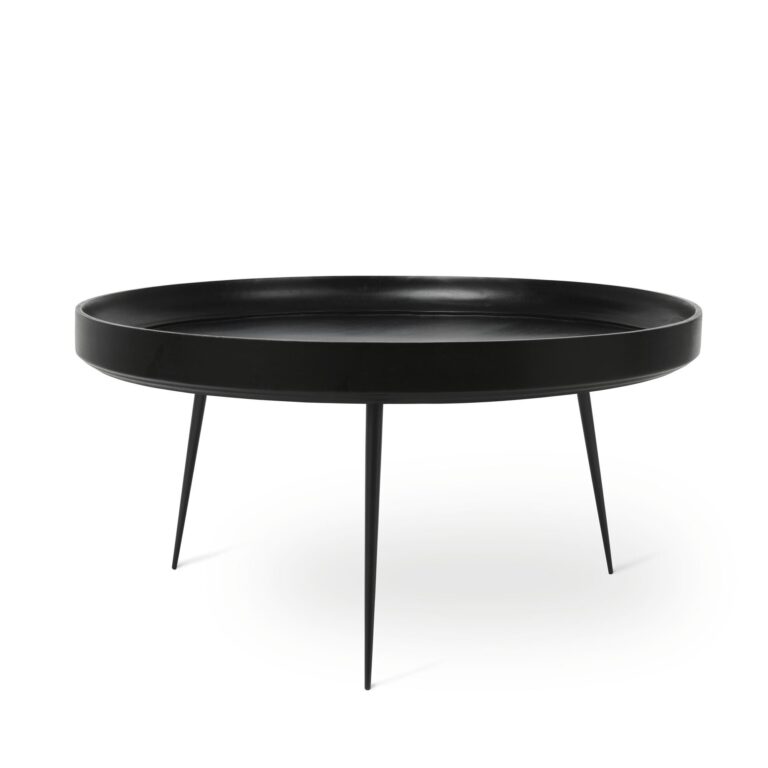 Bowl Sofabord Extra Stor Sort Mangotræ