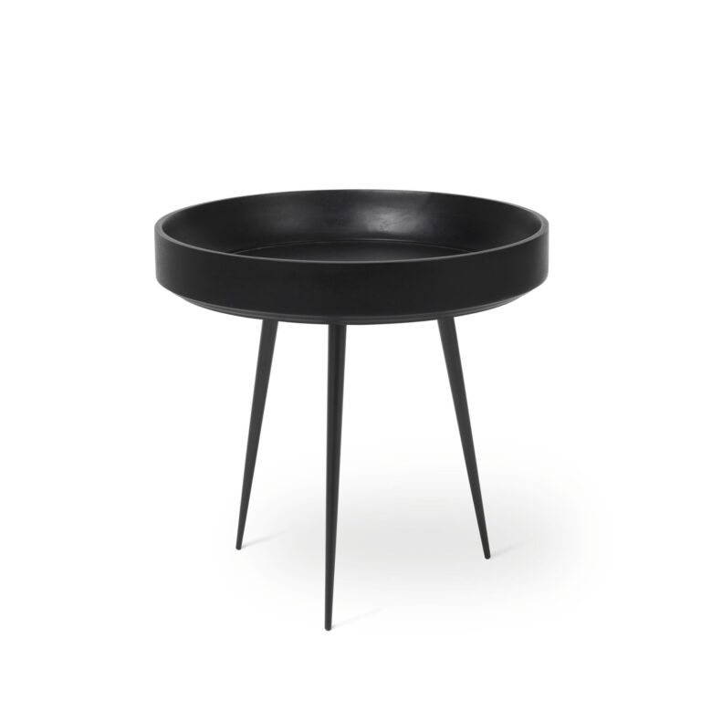 Bowl Sofabord Lille Sort Bejdset Mangotræ