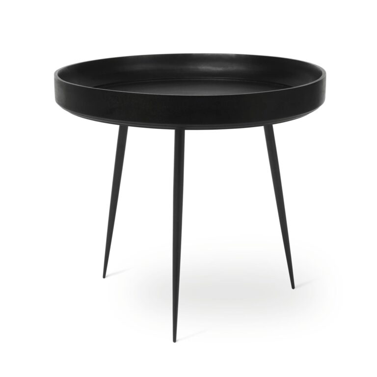 Bowl Sofabord Stor Sort Bejdset Mangotræ
