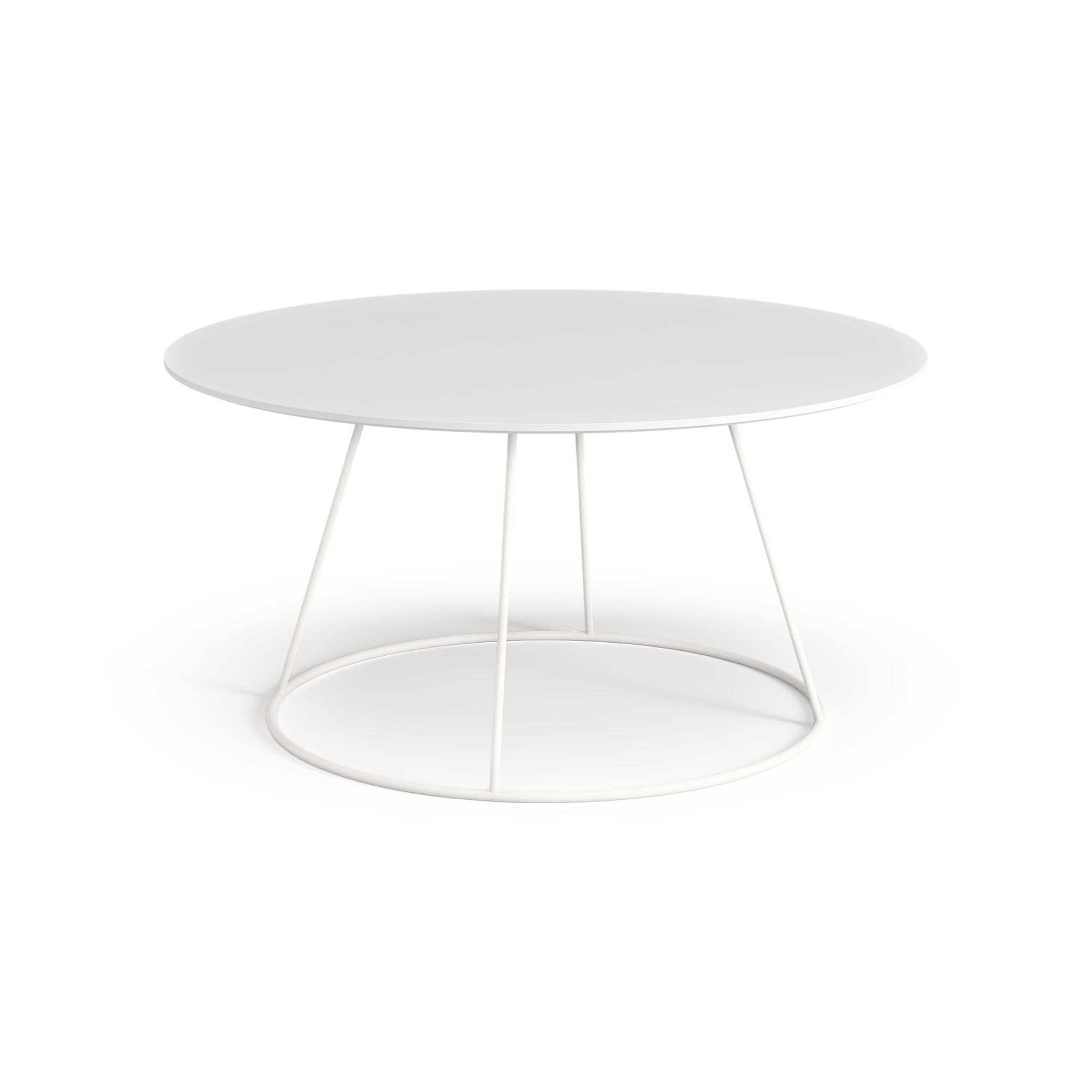 Breeze Sofabord Ø80 Hvid