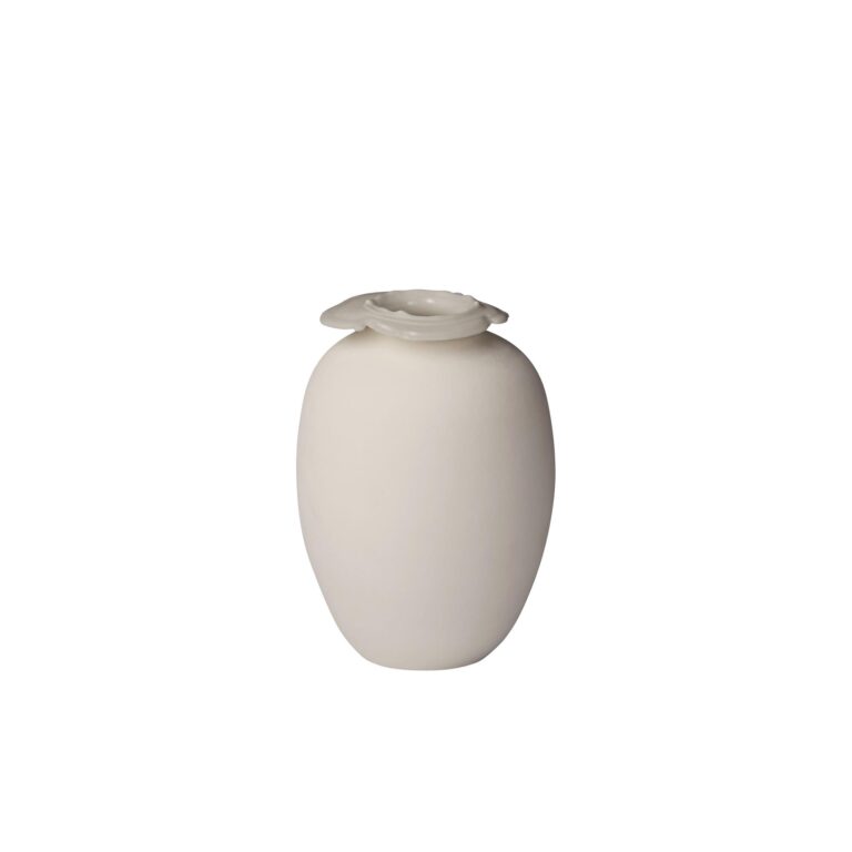 Brim Vase H18 Beige