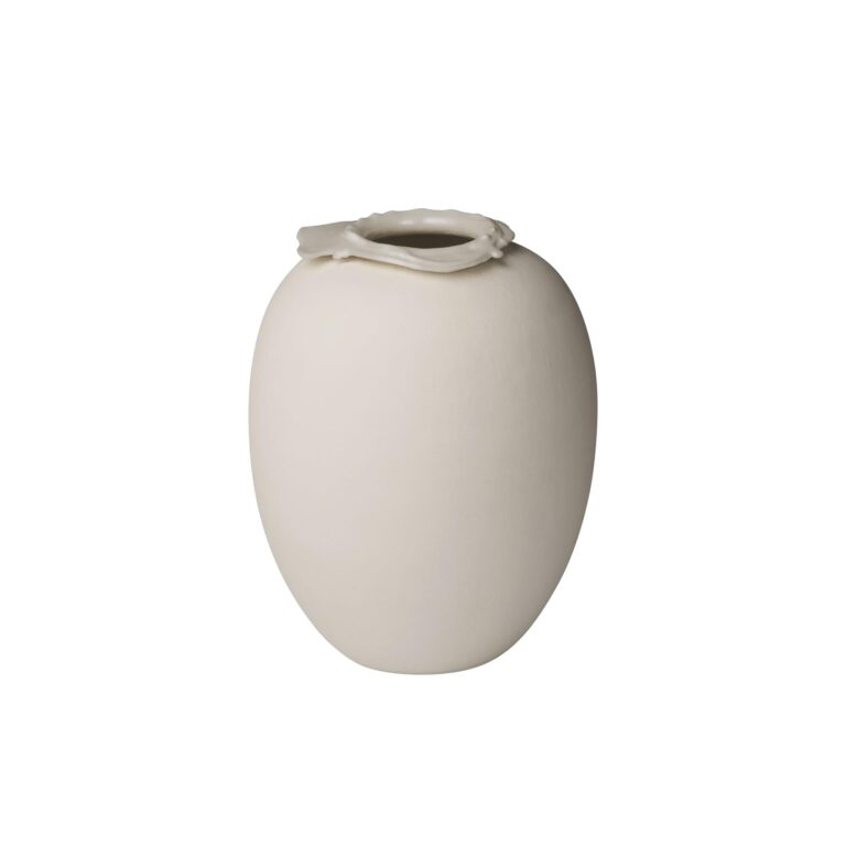 Brim Vase H28 Beige