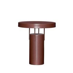 BringMe Portable bordlampe / batterilampe, metallic bourgogne