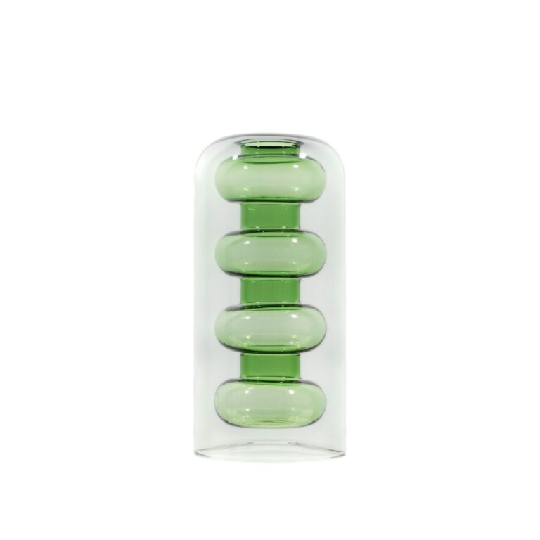 Bump Vase Høj Grøn