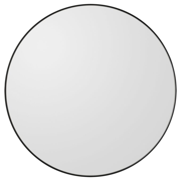 CIRCUM Spejl Klar/Sort Ø50 cm