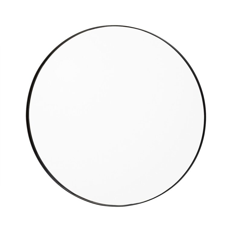 CIRCUM Spejl Klar/Sort Ø70 cm