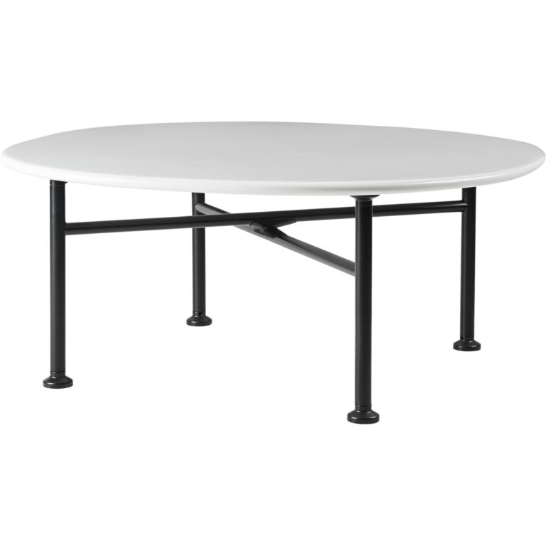 Carmel Sofabord 75x75 Clam White