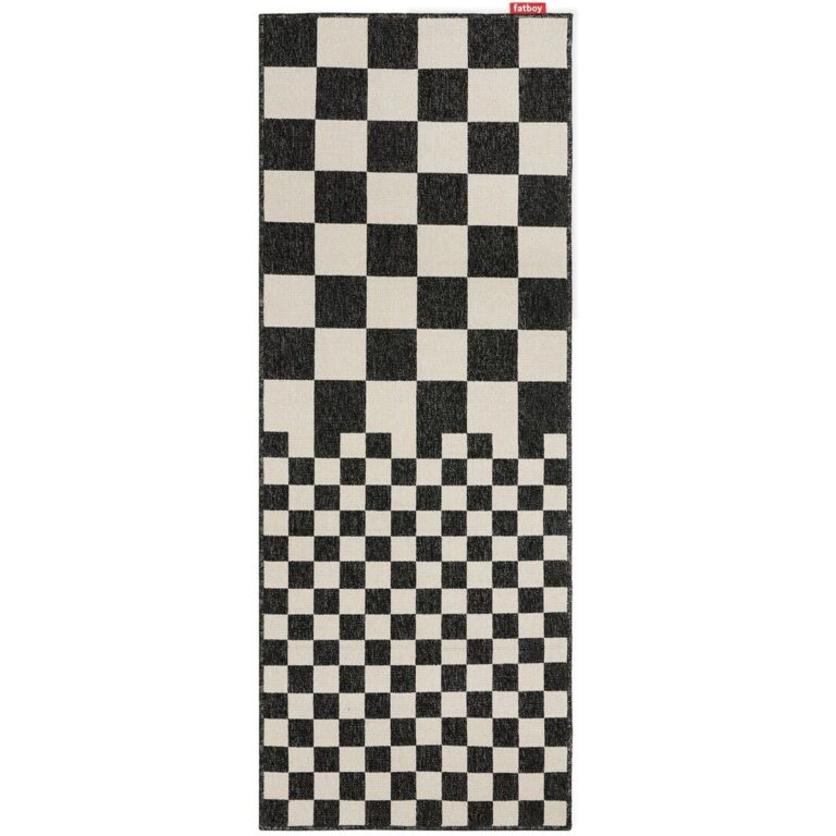 Carpretty Catwalk Square Affair Gulvtæppe 80x200 cm Antracit/Creme